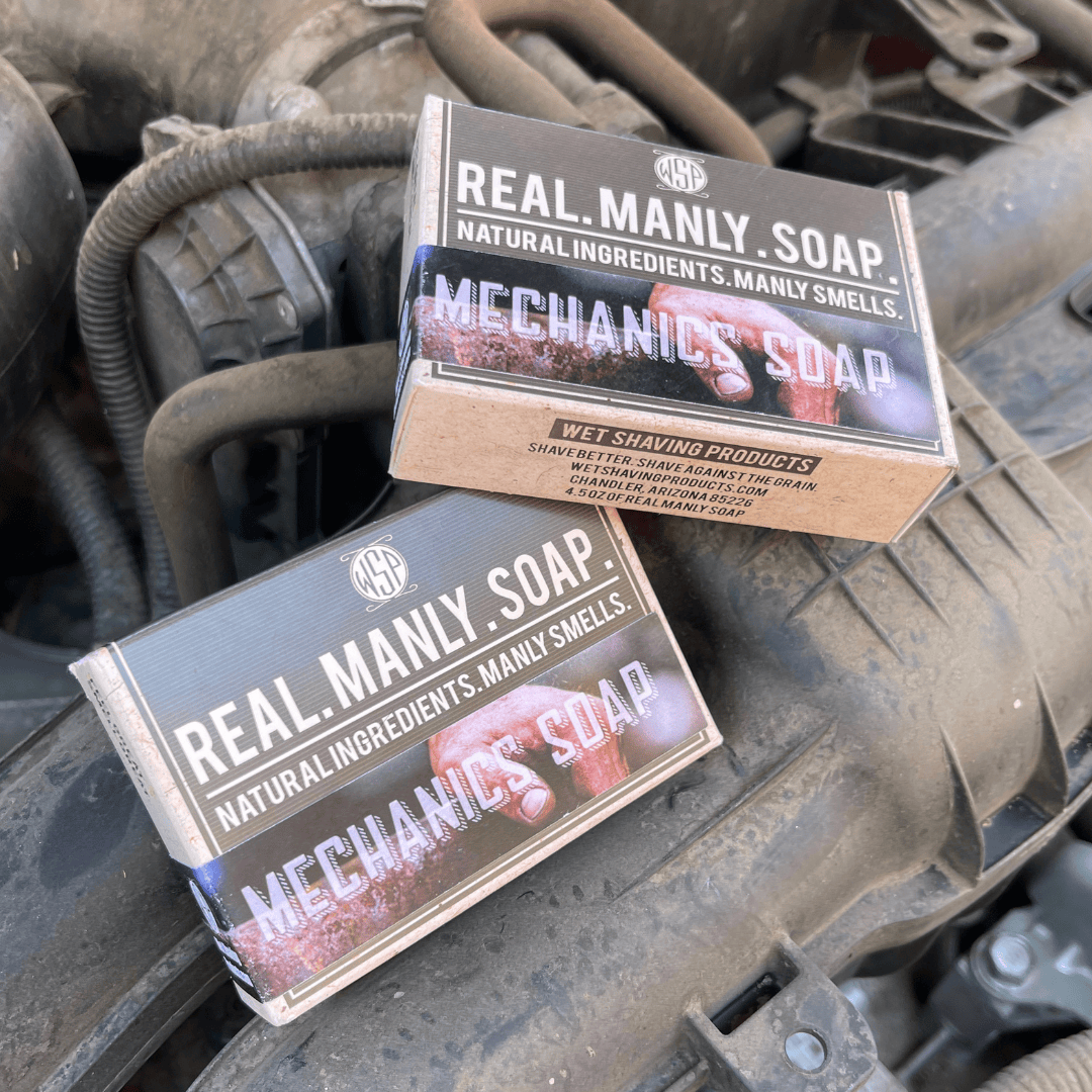 WSP Artisan Mechanic’s Scrub Bar – Walnut Grit & Orange Oil – Heavy Duty Clean