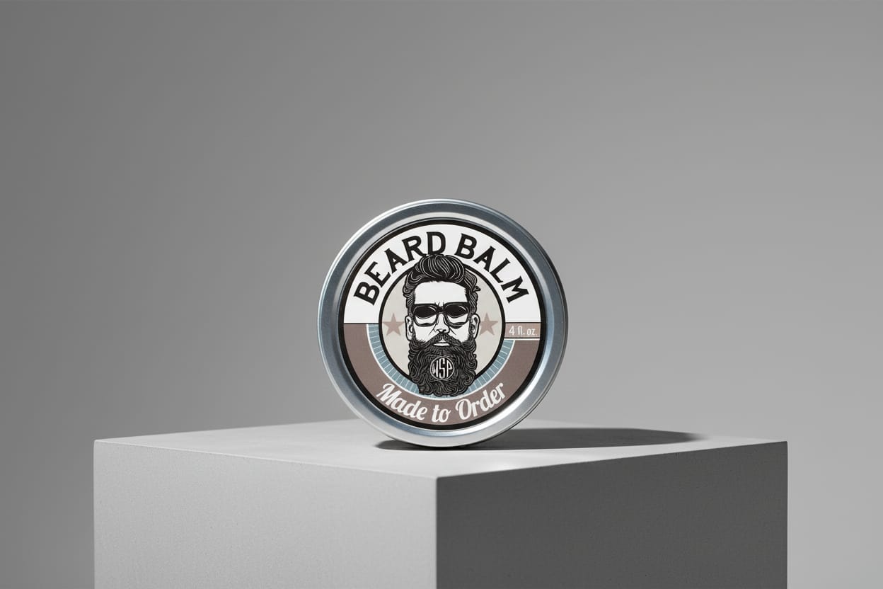 WSP Au Naturel Beard Balm 4 oz - Master Supply (The best value; lasts for months)