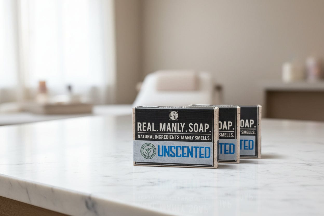 WSP Au Naturel (Unscented) Artisan Hand & Body Soap – Natural Castile & Shea Butter Formula – Moisturizing Rich Lather 3-Bar Supply