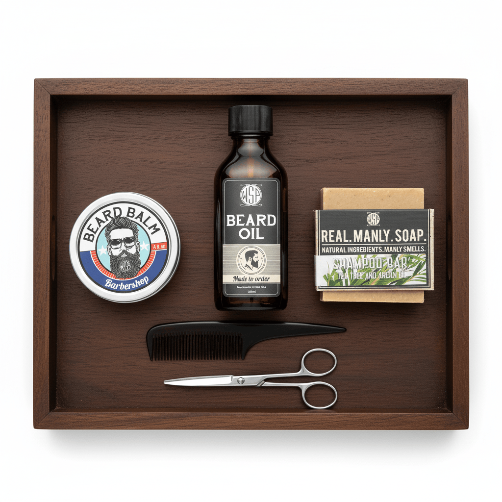 WSP Barbershop Artisan Beard Oil – Dry-Finish Formula – Conditioner & Softener