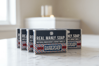 WSP Barbershop Artisan Hand & Body Soap – Natural Castile Formula – Moisturizing Rich Lather