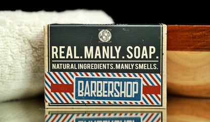 WSP Barbershop Artisan Hand & Body Soap – Natural Castile Formula – Moisturizing Rich Lather