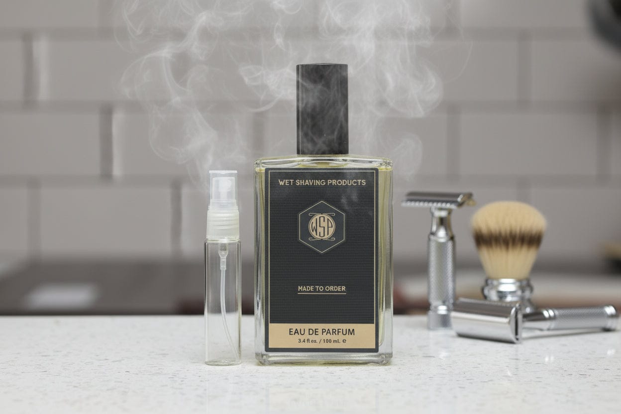 WSP Barbershop Eau de Parfum | The Authentic Classic The Traveler: 100ml Spray + 10ml Travel Spray