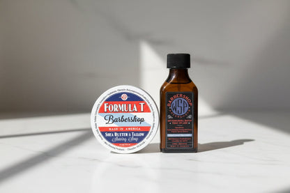 WSP Barbershop Formula T Shaving Soap – Tallow & Shea Butter – Artisan Lather