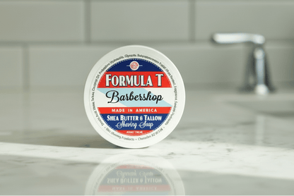 WSP Barbershop Formula T Shaving Soap – Tallow & Shea Butter – Artisan Lather The Essential (Shave Soap Only)