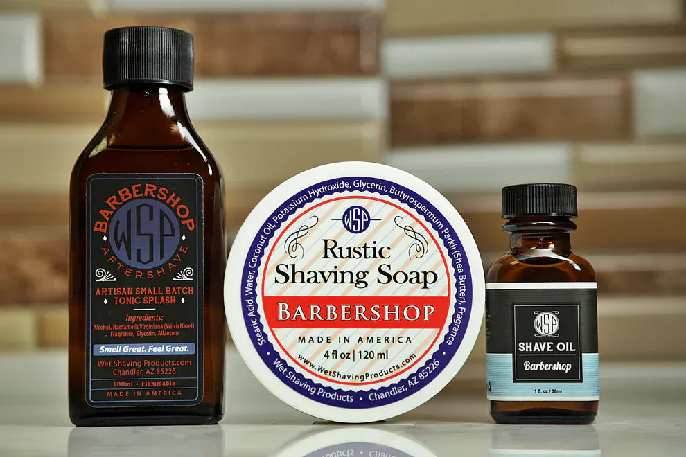 WSP Barbershop Rustic Shaving Soap – Vegan, Natural & Ultra-Slick Lather