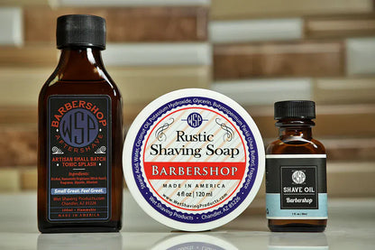 WSP Barbershop Rustic Shaving Soap – Vegan, Natural & Ultra-Slick Lather