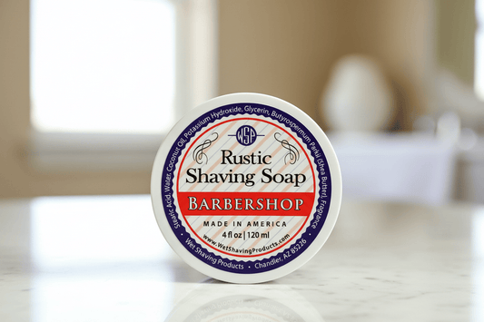 WSP Barbershop Rustic Shaving Soap – Vegan, Natural & Ultra-Slick Lather The Essential (Shave Soap Only)