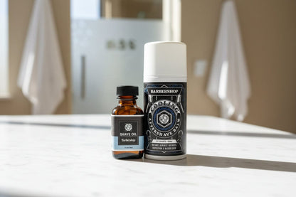 WSP Barbershop Ultra-Glide Pre-Shave Oil – Non-Greasy & Brush Safe The Comfort Protocol (Oil + Balm)