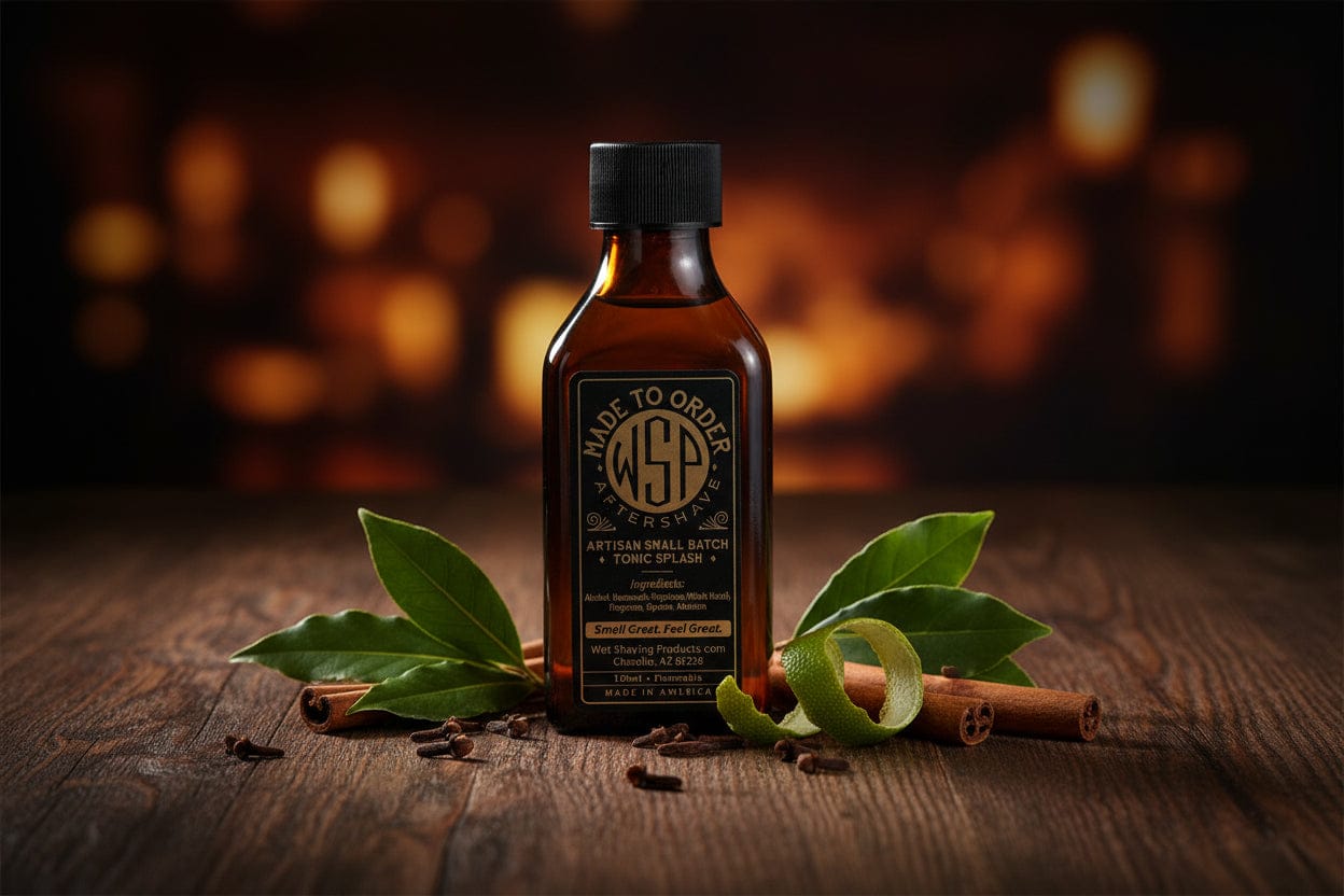 WSP Bay Rum Aftershave Splash | The Authentic Classic Standard Issue (Splash Only)