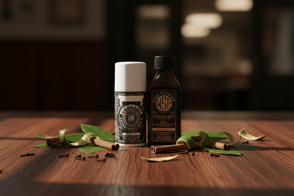 WSP Bay Rum Aftershave Splash | The Authentic Classic The Double Barrel (Splash + Balm) – Kill & Heal Protocol