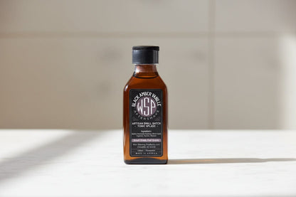 WSP Black Amber Artisan Aftershave Splash - EdC Cologne Strength & Small Batch Skin Tonic 100ml - Standard Issue