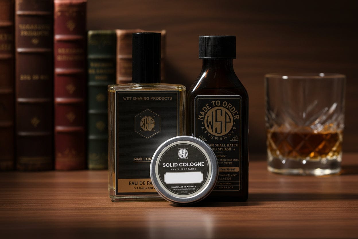 WSP Black Amber Eau de Parfum | Rich & Sophisticated The Master Collection: 100ml + Aftershave + Solid Cologne
