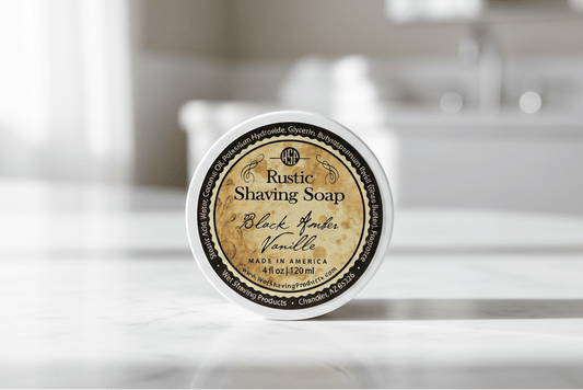 WSP Black Amber Rustic Shaving Soap – Vegan, Natural & Ultra-Slick Lather The Essential (Shave Soap Only)