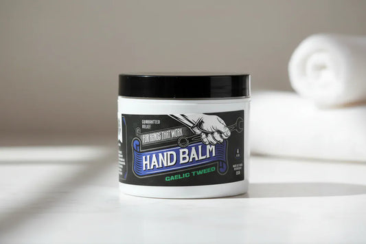 WSP Blue Collar Hand Balm – For Dry, Cracked & Working Hands – 4oz - The Essentials Collection Gaelic Tweed