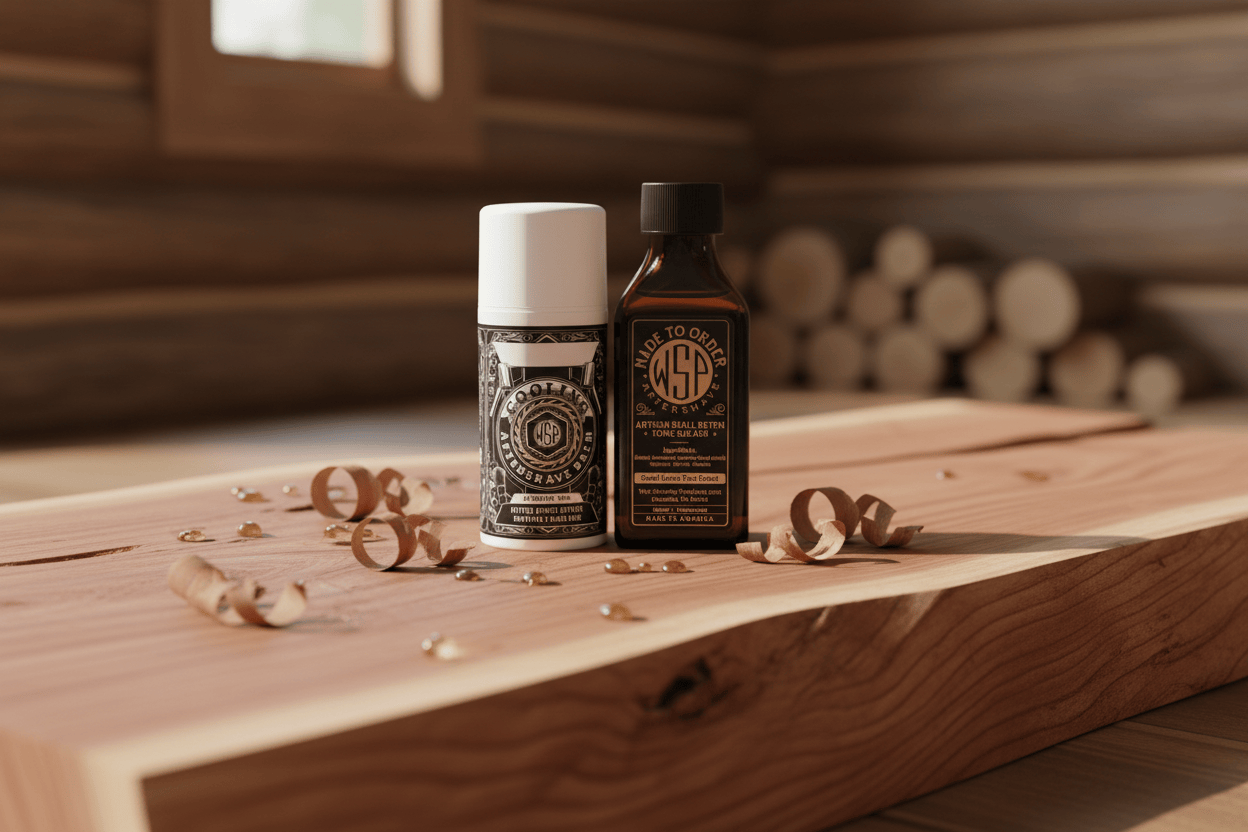 WSP Cedarwood Aftershave Splash | The Woodsman's Blend The Double Barrel (Splash + Balm) – Kill & Heal Protocol