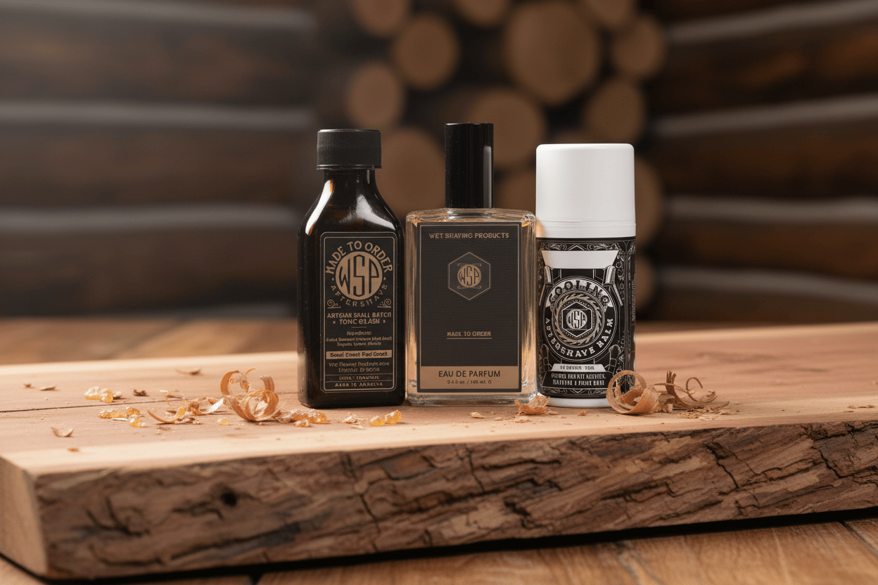 WSP Cedarwood Aftershave Splash | The Woodsman's Blend The Full Loadout (Splash + Balm + EdP)