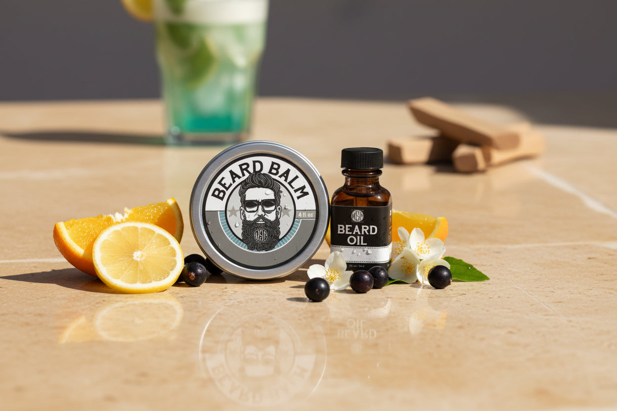 WSP Citrus Blast Beard Balm 4oz Balm & 1oz Oil