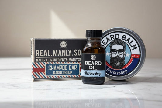 WSP Complete Beard Grooming Kit – Shampoo, Oil & Balm – The Full Loadout Full Barbershop