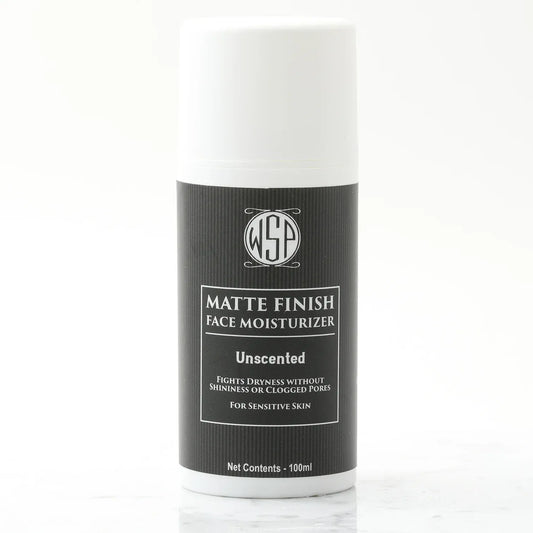 WSP Face Moisturizer for Men - Mattifying Lotion Unscented - For Sensitive Skin