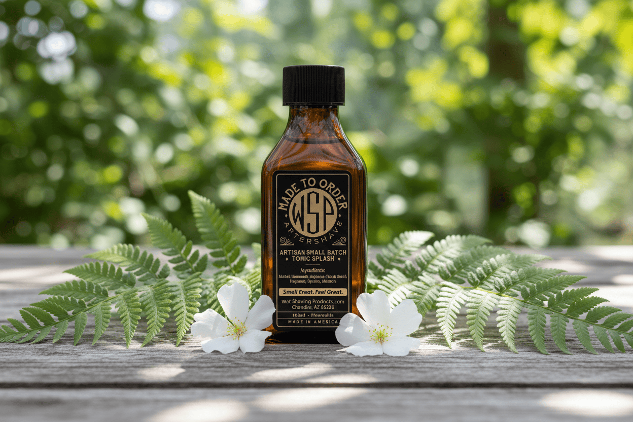 WSP Flora & Bloom Collection Aftershave Splash – Botanical Antiseptic Tonic - Made to Order Black Orchid / Standard Issue (Splash Only)