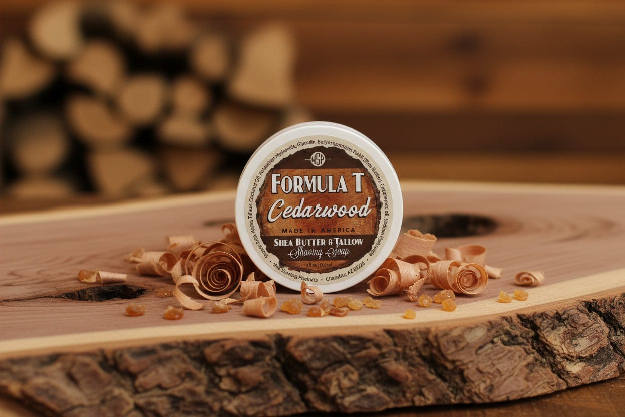WSP Formula T Shaving Soap | Cedarwood (The Blend) The Essential (Shave Soap Only)