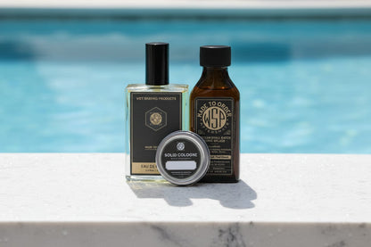 WSP Fresh, Aquatic & Citrus  – Eau de Parfum Calamus / 100ml Spray + Aftershave + Solid Cologne - The Master Collection