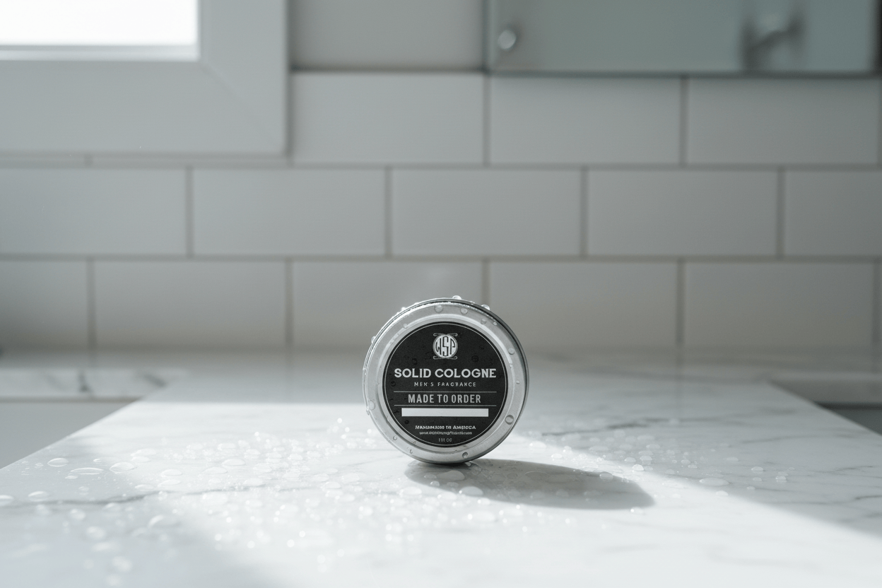 WSP Fresh, Aquatic & Citrus Solid Cologne – Long Lasting Summer Fragrance – Travel Tin