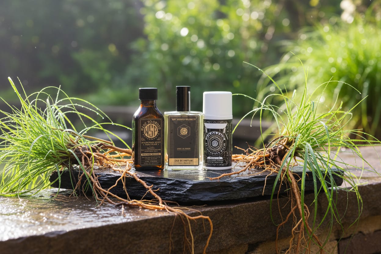 WSP Fresh Vetiver Aftershave Splash | Summer Limited Edition The Full Loadout (Splash + Balm + EdP)