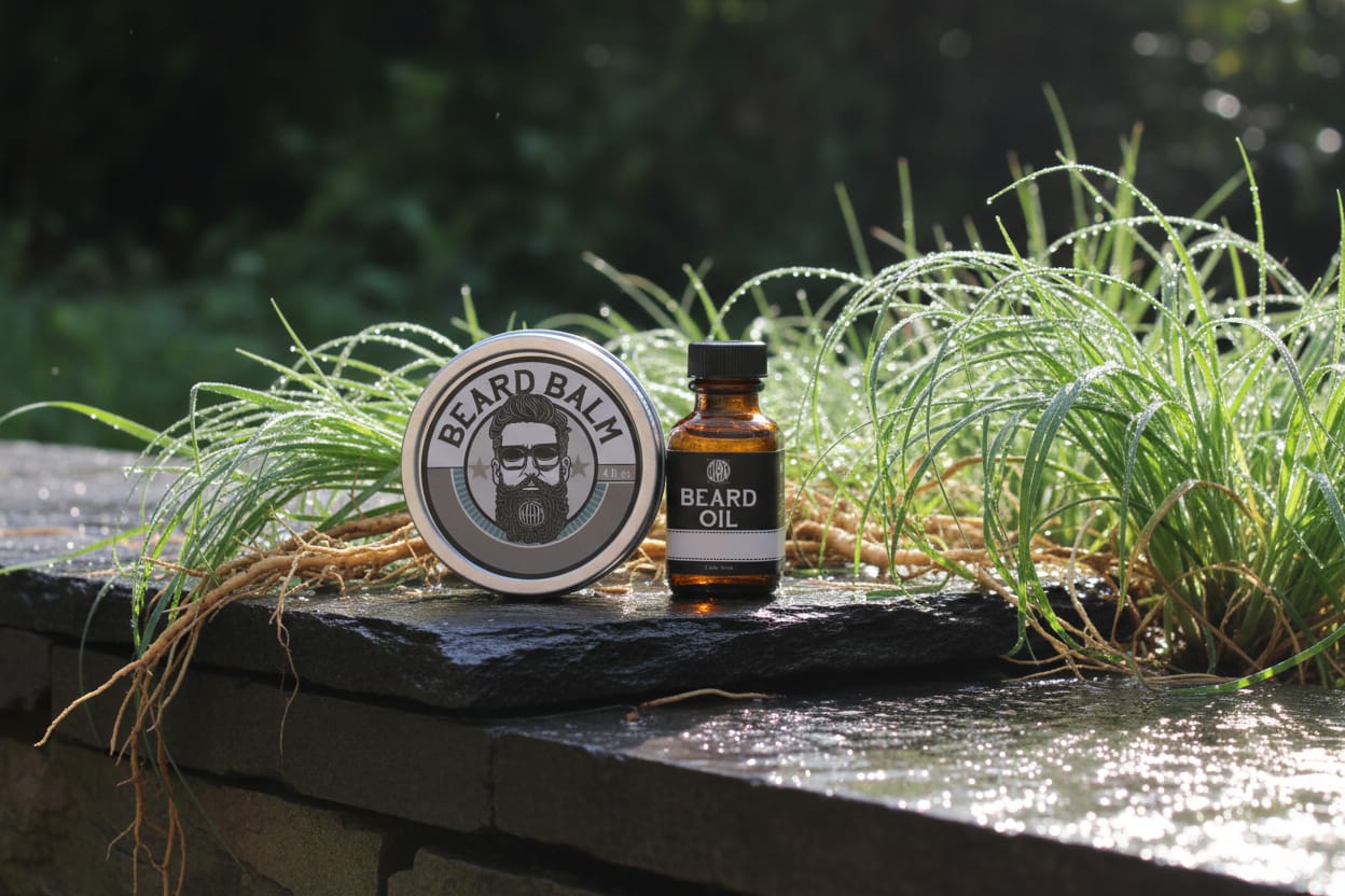 WSP Fresh Vetiver Beard Collection (Oil & Balm) | Summer Limited Edition The Conditioning Protocol (1oz Oil + 4oz Balm)