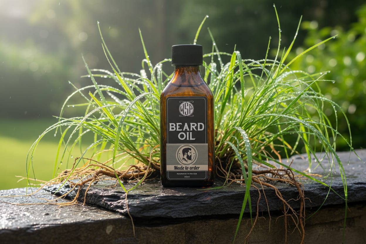 WSP Fresh Vetiver Beard Collection (Oil & Balm) | Summer Limited Edition The Master Supply: 100ml Beard Oil