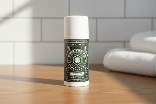 WSP Gaelic Tweed Cooling Aftershave Balm – Non-Greasy & Mentholated Balm Only (100ml)