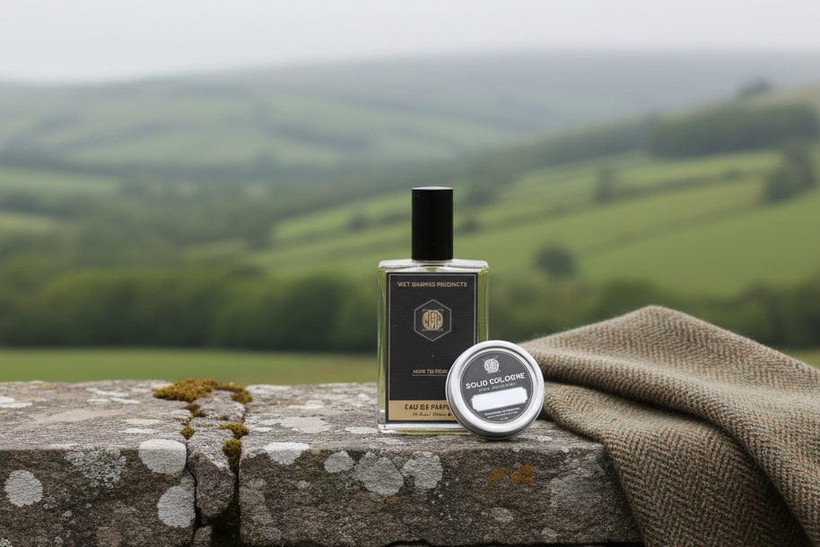 WSP Gaelic Tweed Eau de Parfum | Fresh & Refined The Texture Set: 100ml Spray + Solid Cologne
