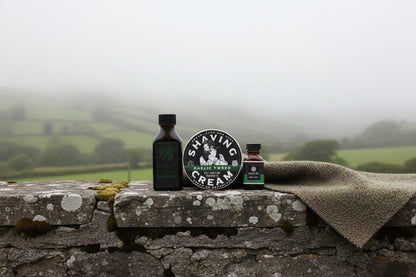 WSP Gaelic Tweed Shaving Cream The Full Shave – Cream + Matching Pre-Shave Oil + Matching Splash