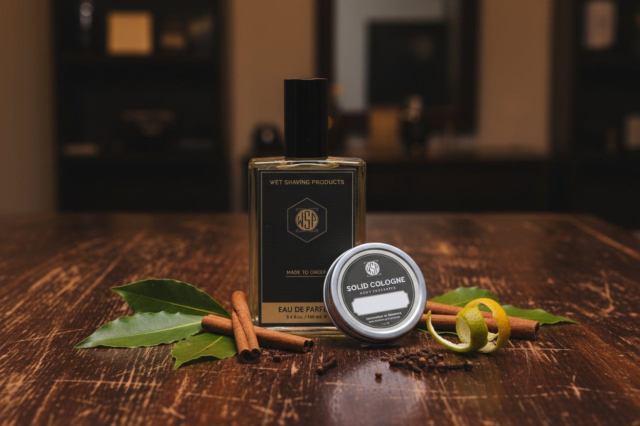 WSP Limited Edition - Bay Rum – Artisan Cologne (Eau de Parfum) The Texture Kit: 100ml Spray + Solid Cologne
