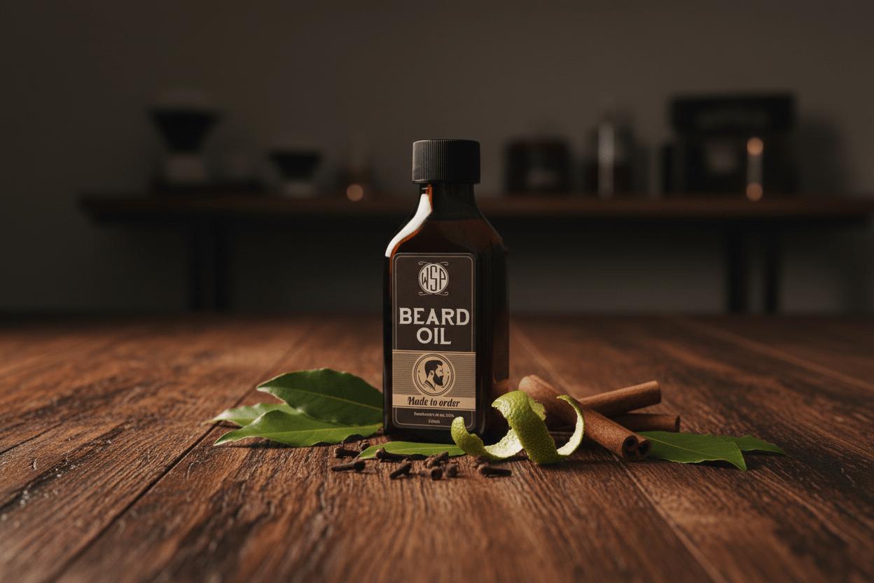 WSP Limited Edition: Bay Rum Beard Collection (Oil & Balm) - Scented to Order The Master Supply: 100ml Beard Oil