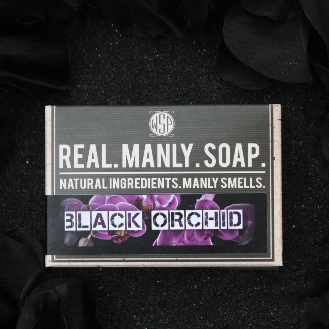 WSP Limited Edition - Black Orchid - Castile Hand & Body Soap Bar 4.5 oz Vegan Natural Ingredients