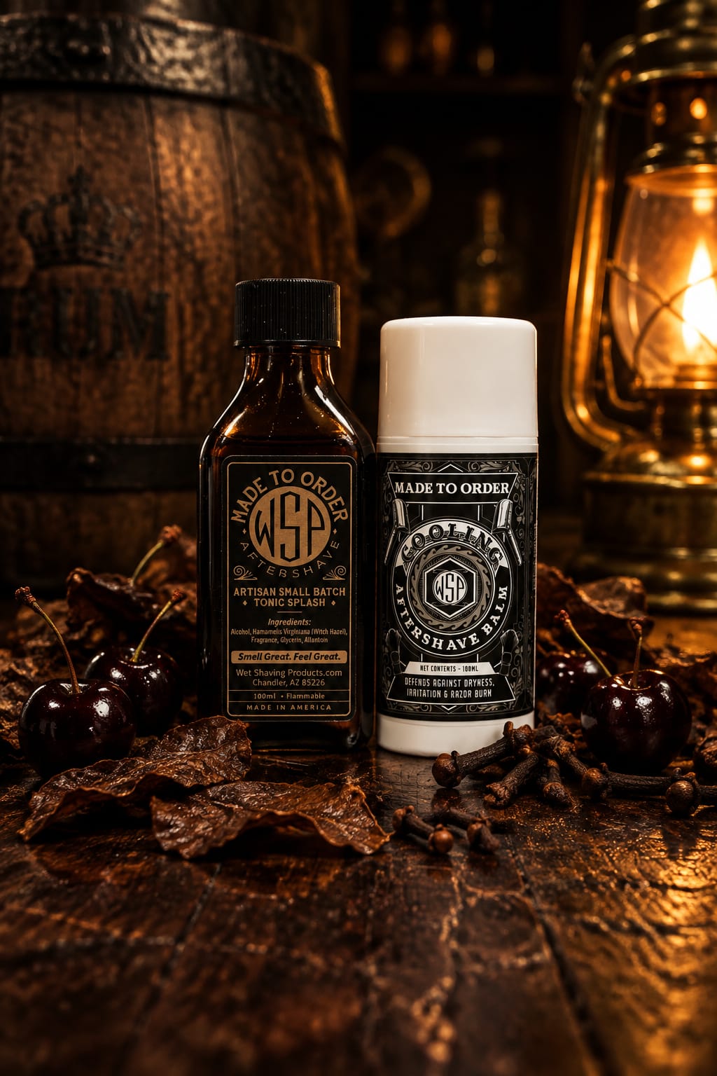 WSP Limited Edition – Blackbeard Aftershave Splash Splash + Balm (The Double Barrel) – Kill & Heal Protocol