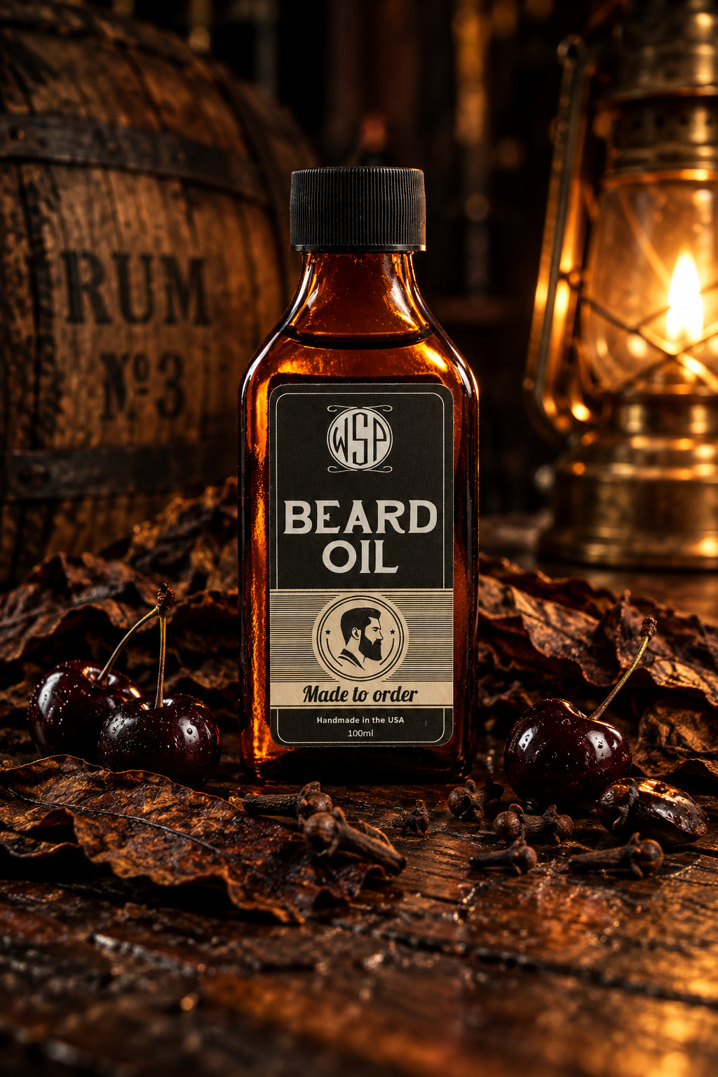 WSP Limited Edition – Blackbeard Beard Oil 100ml Beard Oil (The Master Supply)