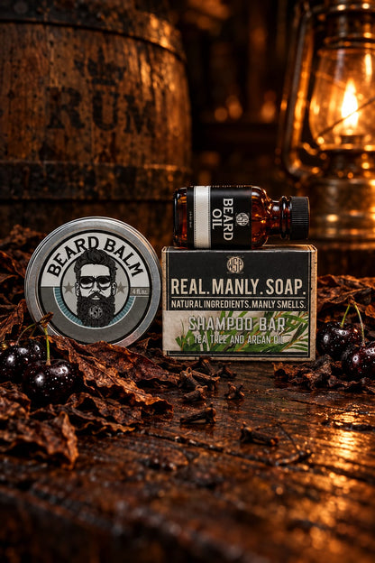 WSP Limited Edition – Blackbeard Beard Oil The Beard Kit (30ml Oil + 4oz Balm + 'Poo Bar)