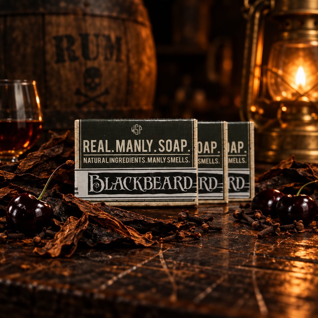 WSP Limited Edition – Blackbeard Castile Hand & Body Soap Bar