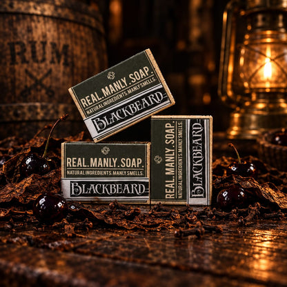 WSP Limited Edition – Blackbeard Castile Hand & Body Soap Bar 3-Bar Supply