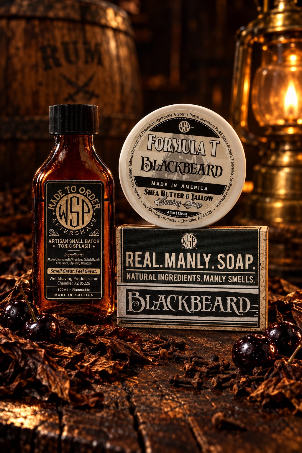 WSP Limited Edition – Blackbeard Formula T Shaving Soap