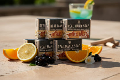 WSP Limited Edition – Citrus Blast Castile Hand & Body Soap Bar Six Pack (Best Value)