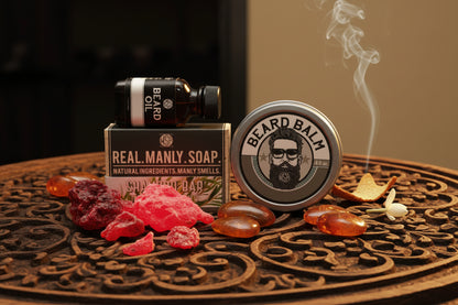 WSP Limited Edition – Dragon’s Blood Beard Balm Beard Kit (Balm + Oil + Shampoo Bar)