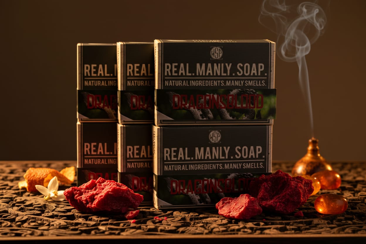 WSP Limited Edition – Dragon’s Blood Castile Hand & Body Soap Bar Six Pack