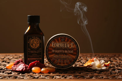 WSP Limited Edition – Dragon’s Blood Formula T Shaving Soap Soap + Splash (The Classic Pair)