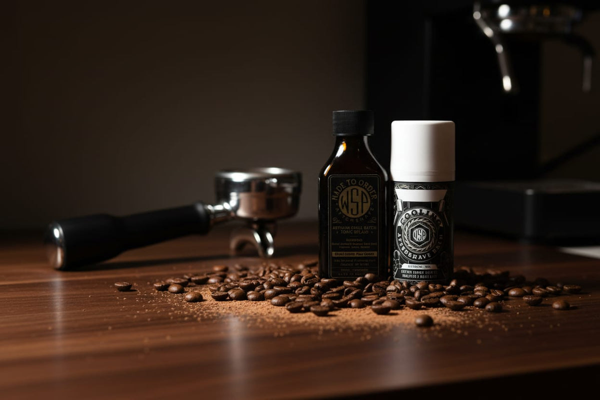 WSP Limited Edition – Espresso Aftershave Splash Splash + Balm (The Double Barrel) – Kill & Heal Protocol