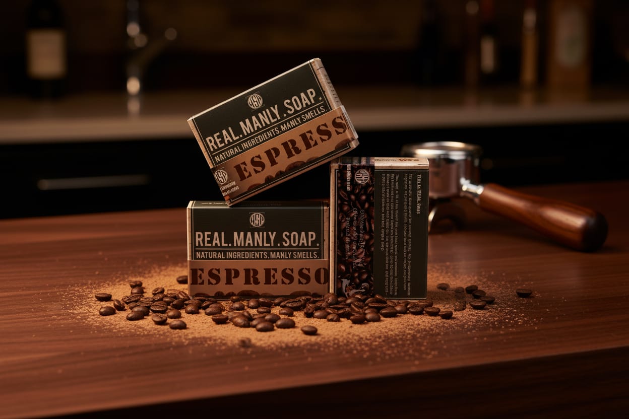 WSP Limited Edition – Espresso Castile Hand & Body Soap Bar 3-Bar Supply