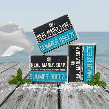 WSP Limited Edition – Summer Breeze Castile Hand & Body Soap Bar Three Pack (Comitted)